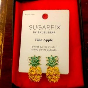 Fine-apple Earrings NWT, Nickel Free